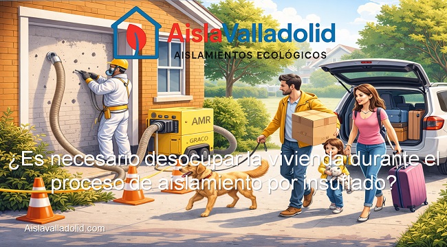 Es necesario desocupar la vivienda durante el proceso de aislamiento por insuflado