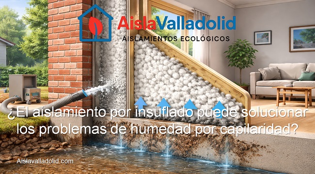 El aislamiento por insuflado puede solucionar los problemas de humedad por capilaridad