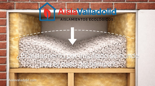El aislamiento por insuflado se hunde con el paso del tiempo