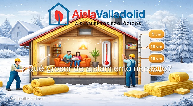 Qué grosor de aislamiento necesito
