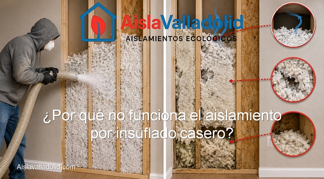 Por qué no funciona el aislamiento por insuflado casero